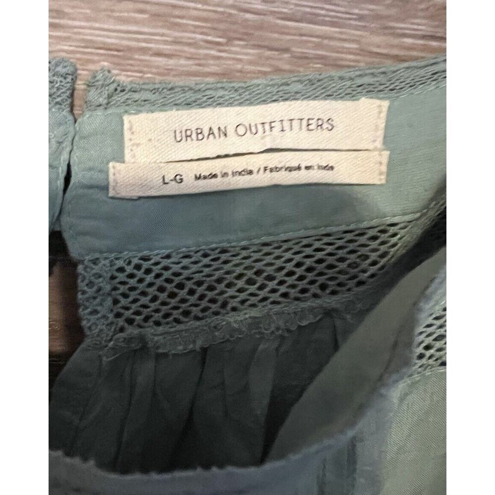 Urban Outfitters Cami L Green Cropped Strappy Sleeveless Top tank PERFECT - Picture 6 of 6